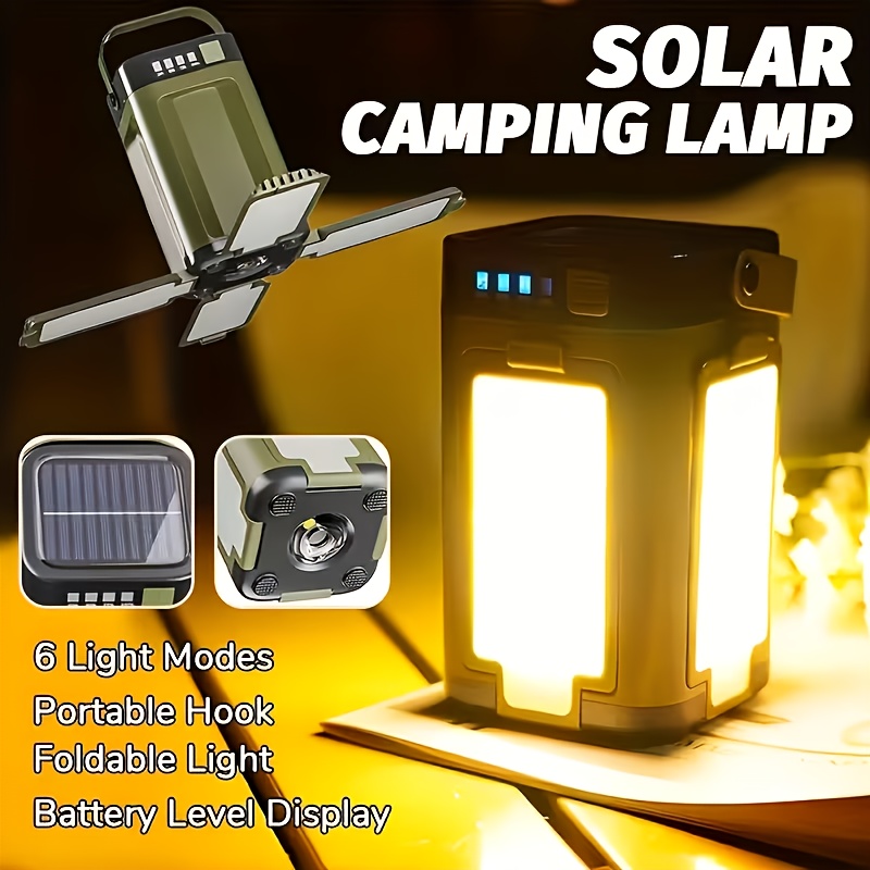 Outdoor Camping Lamp - مصباح تخييم خارجي يعمل بالطاقة الشمسية،