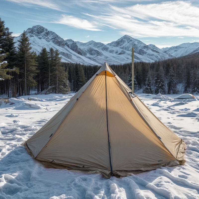 Outdoor Camping Solo - خيمة تخييم هرمية خفيفة الوزن للغاية