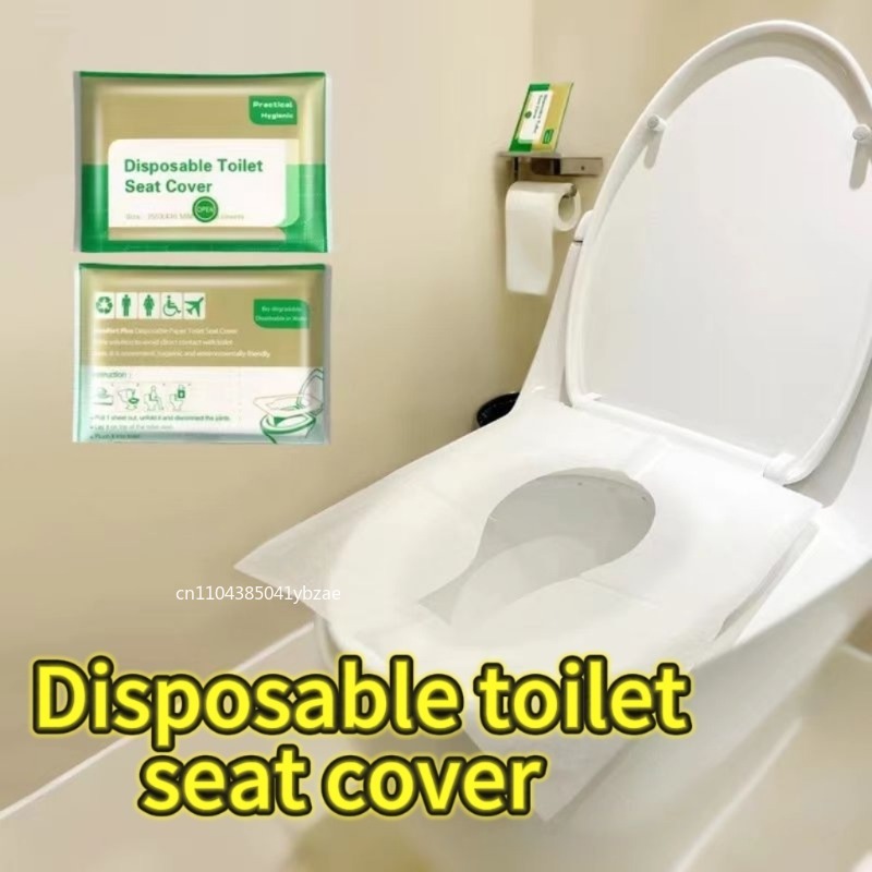 Outdoor Camping Toilet - 10-120 قطعة غطاء مقعد المرحاض القابل