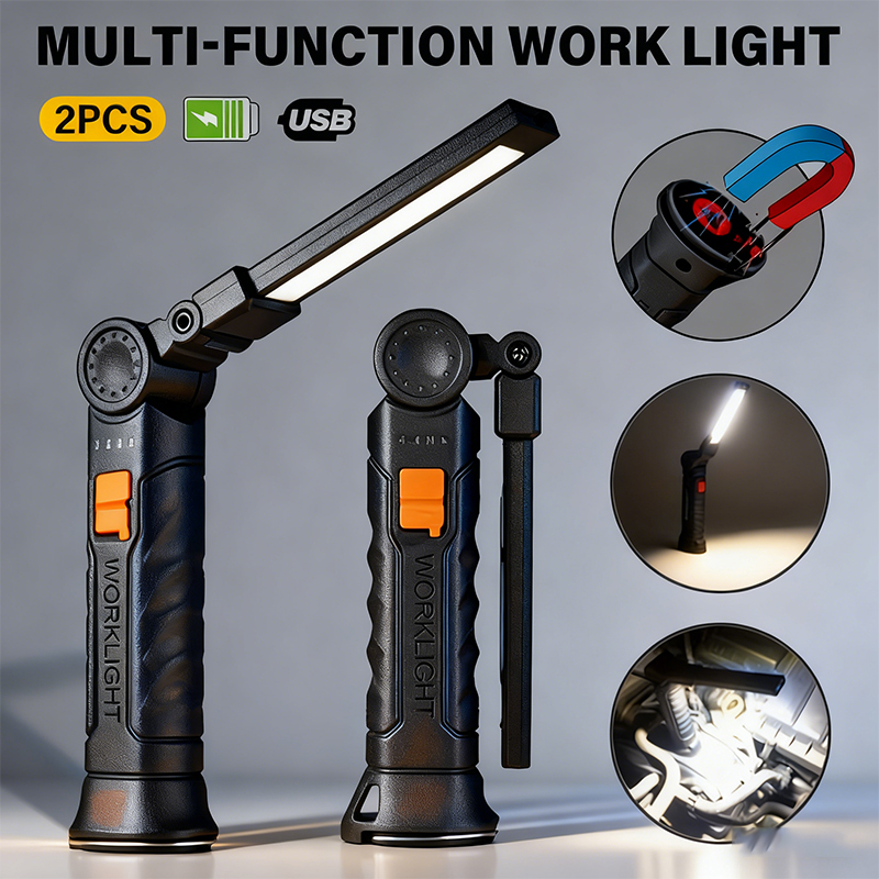 Outdoor Camping Lamp - المحمولة COB مصباح ليد جيب USB