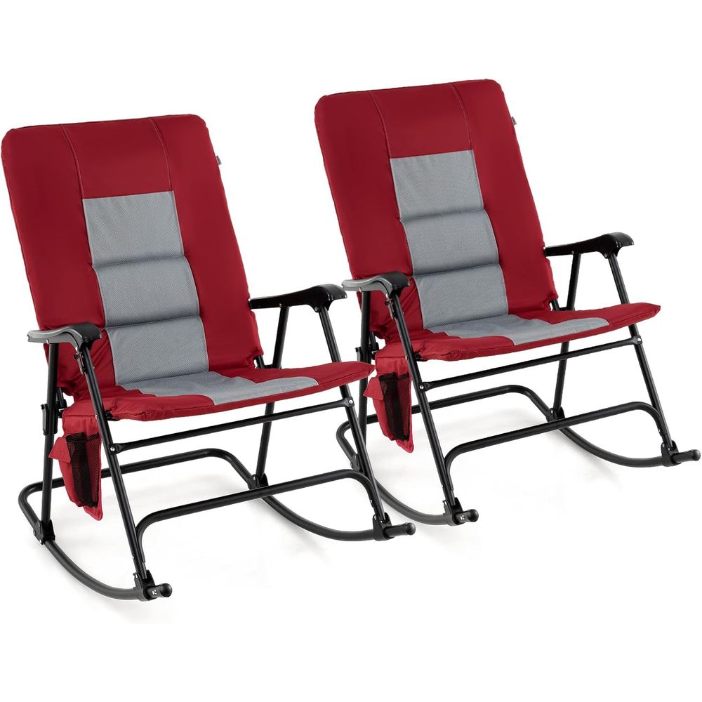 Outdoor Camping Rocking Chair - كرسي هزاز خارجي كبير الحجم مبطن