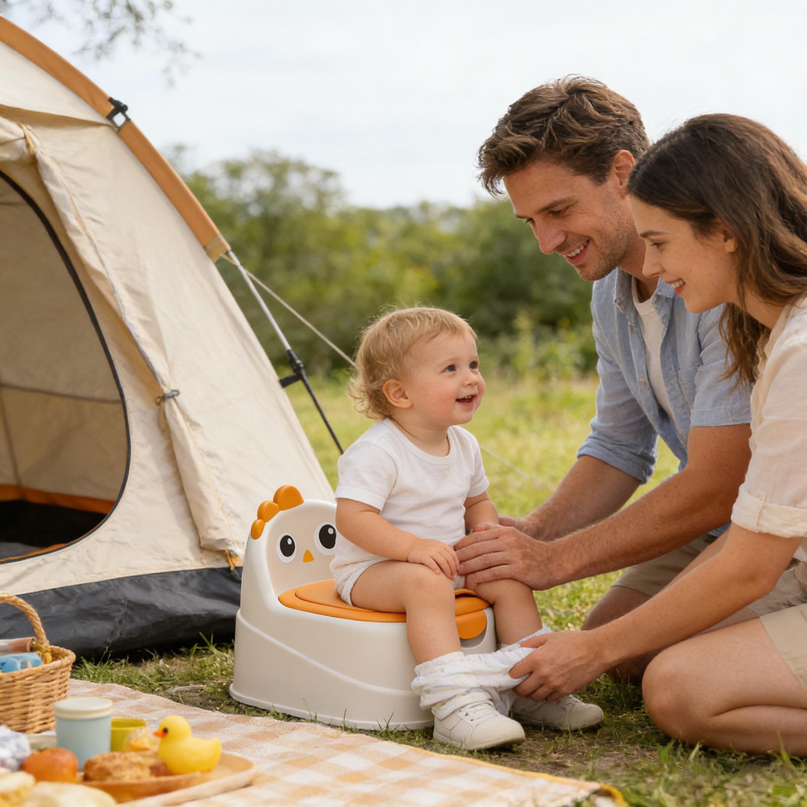 Outdoor Camping Toilet - مقعد مرحاض محمول للتدريب على استخدام