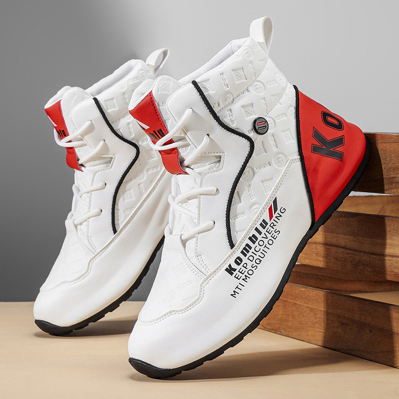 Outdoor Camping Activities For Adults - أحذية رجالية عالية الرقبة، بطانة مريحة،