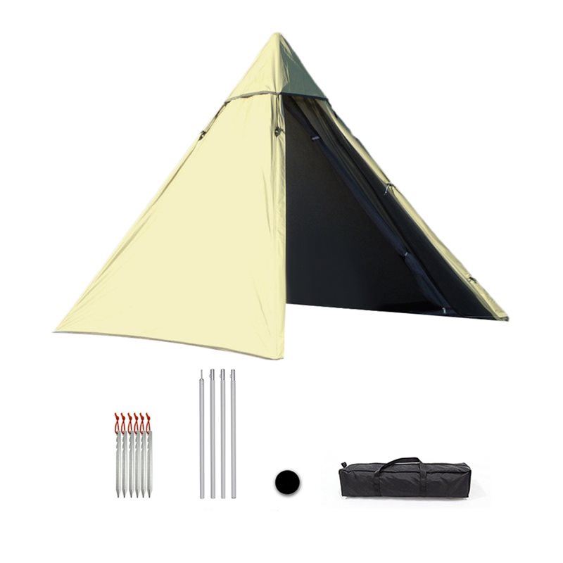 Outdoor Camping Solo - خيمة هرمية فردية خفيفة الوزن للغاية،