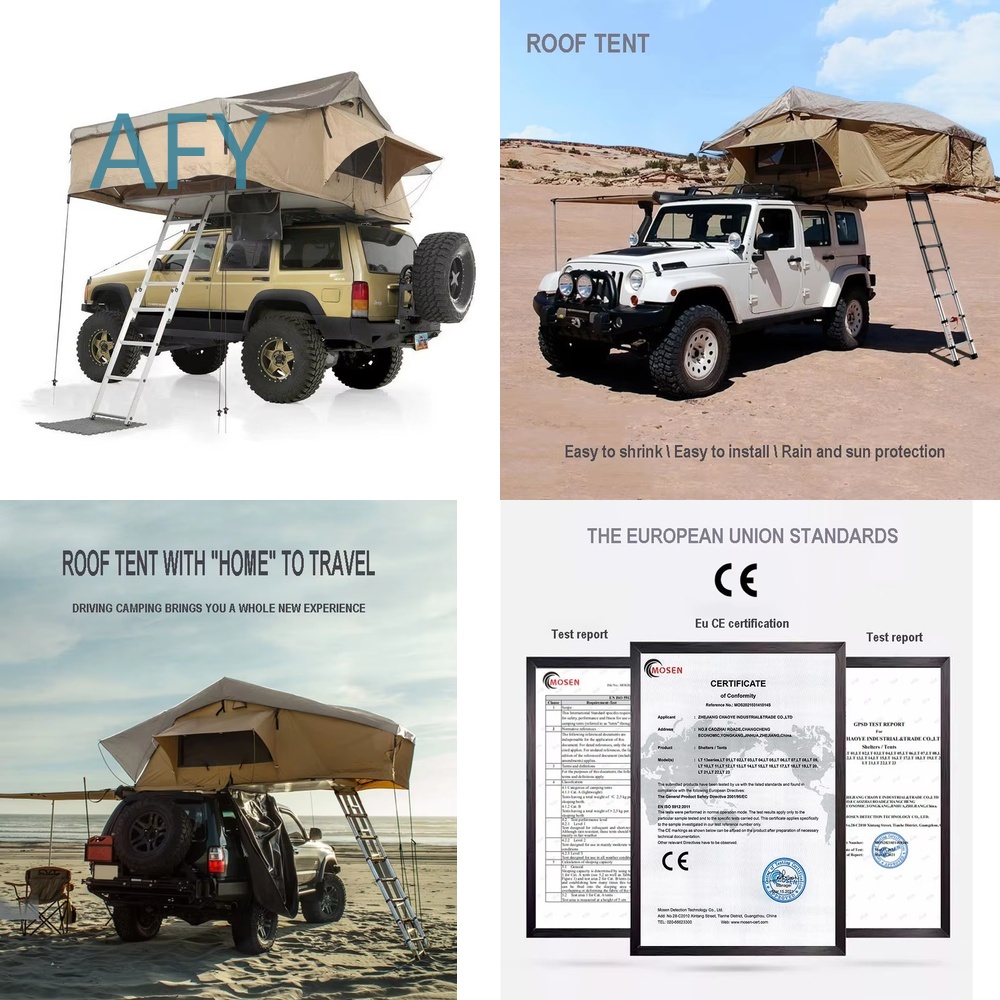 Outdoor Camping Van Tent - خيمة سقف قابلة للطي تلقائيًا للفتح