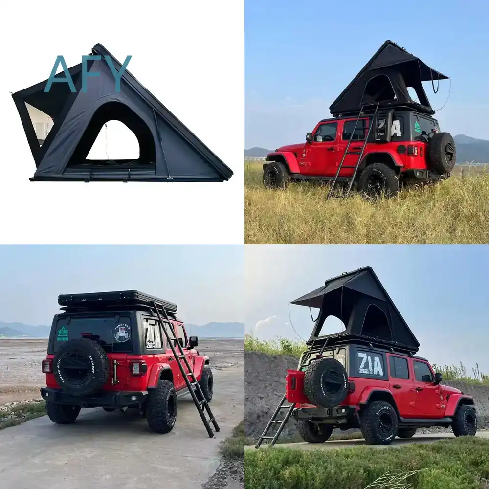 Outdoor Camping Van Tent - خيمة سقف هيدروليكية مثلثة الشكل من