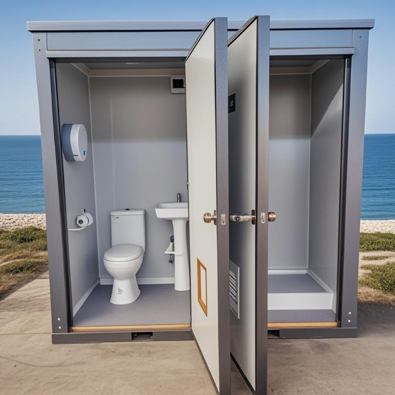 وحدة حمام متنقلة ودش متحرك للم - مراجعة Outdoor Camping Toilet وسعره