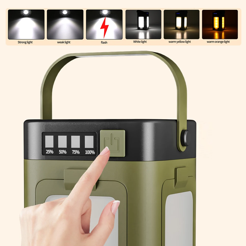 مصباح تخييم خارجي يعمل بالطاقة - مراجعة Outdoor Camping Lamp وسعره
