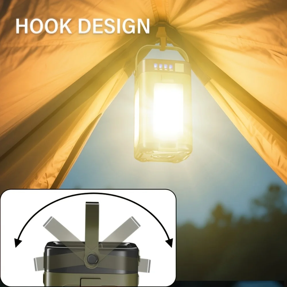 مصباح تخييم خارجي يعمل بالطاقة - مراجعة Outdoor Camping Lamp وسعره