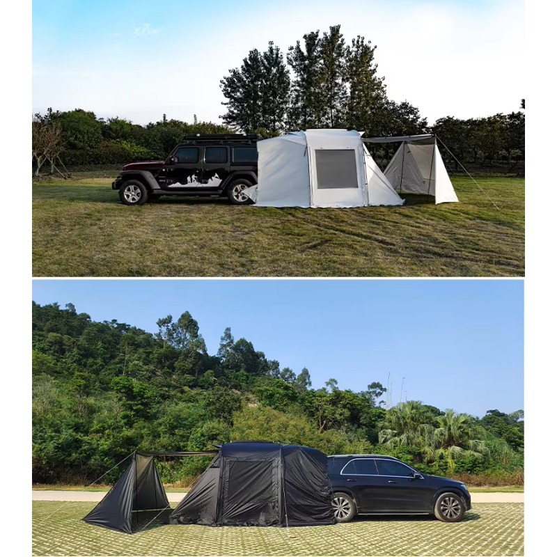خيمة سيارة خلفية من YTYIN للرح - مراجعة Outdoor Camping Car Tail Tent وسعره