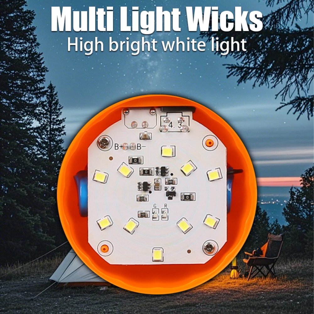 مصباح تخييم محمول صغير مع 4 أو - مراجعة Outdoor Camping Lamp وسعره