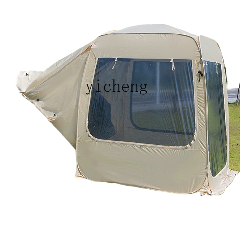 خيمة سيارة HW15 للشتاء، دافئة، - مراجعة Outdoor Camping Car Tail Tent وسعره