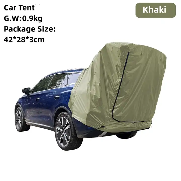 خيمة خارجية مقاومة للمطر لسقف  - مراجعة Outdoor Camping Car Tail Tent وسعره