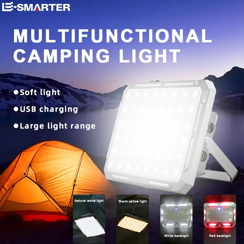 LED التخييم خيمة ضوء كشاف قابل - مراجعة Outdoor Camping Lamp وسعره