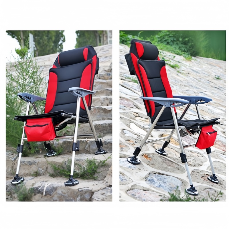 كرسي صيد قابل للطي وقابل للحمل - مراجعة Quality Outdoor Camping Chairs وسعره