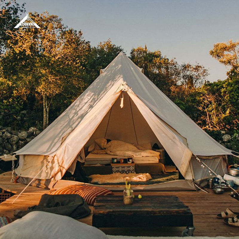 خيمة قطنية خارجية بدون عمود مر - مراجعة Outdoor Yurt Camping وسعره