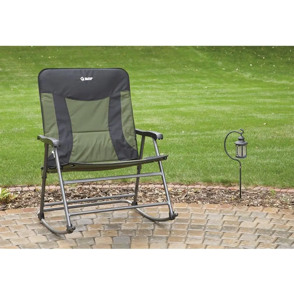 كرسي تخييم هزاز محمول كبير الح - مراجعة Outdoor Camping Rocking Chair وسعره
