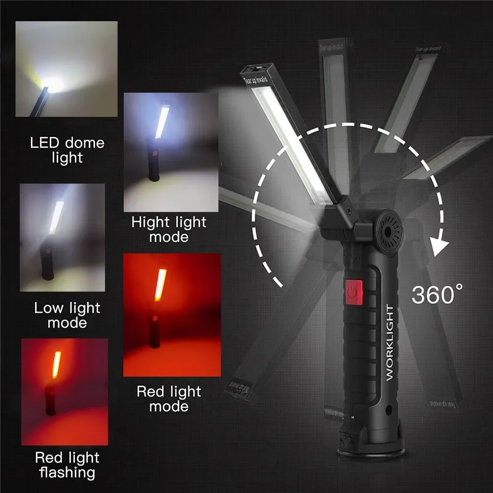 المحمولة COB مصباح ليد جيب USB - مراجعة Outdoor Camping Lamp وسعره