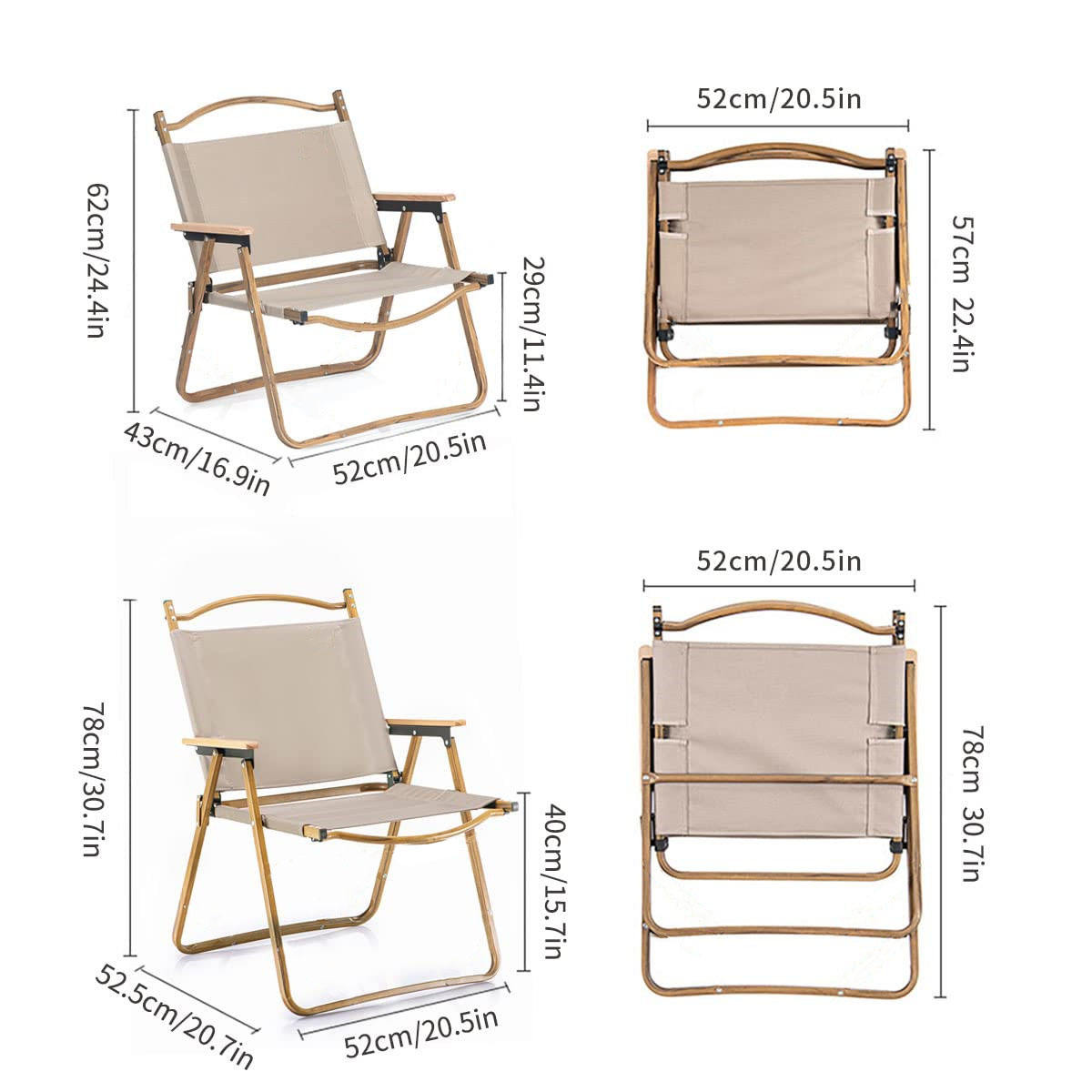 كرسي محمول قابل للطي عالي الجو - مراجعة Quality Outdoor Camping Chairs وسعره