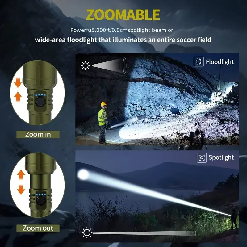 مصباح يدوي قوي للغاية، مصباح ي - مراجعة Outdoor Camping Lamp وسعره