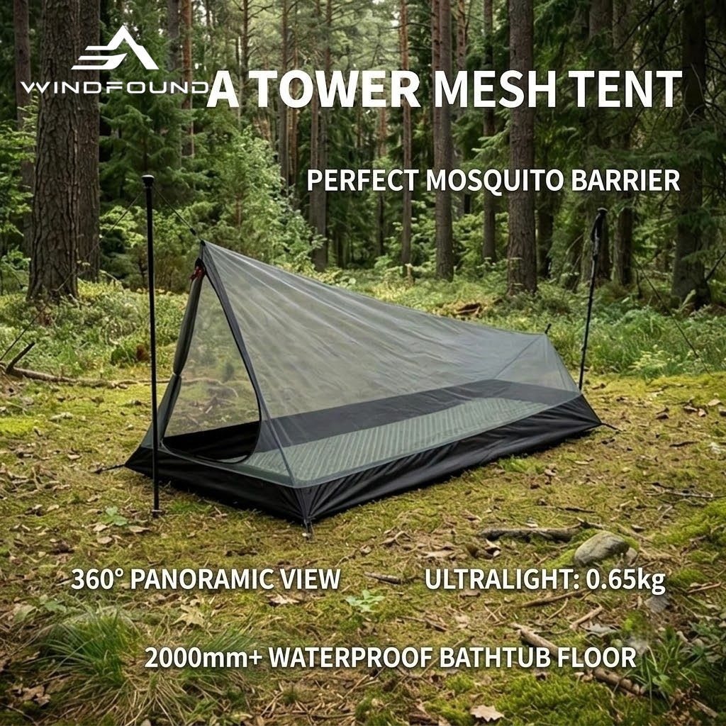 خيمة داخلية شبكية خفيفة الوزن  - مراجعة Outdoor Camping Solo وسعره