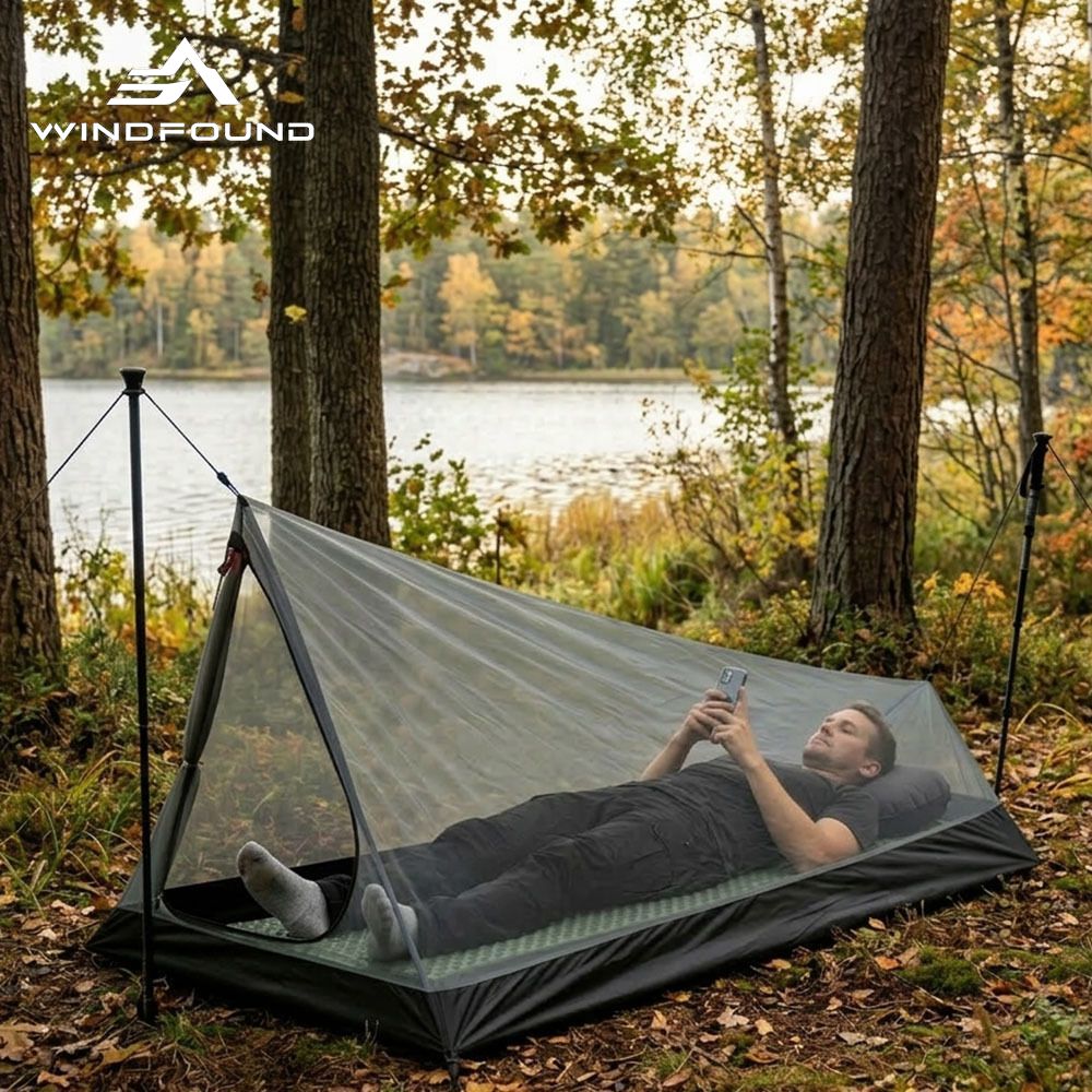 خيمة داخلية شبكية خفيفة الوزن  - مراجعة Outdoor Camping Solo وسعره