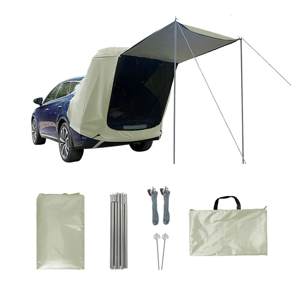 خيمة خلفية للسيارة للاستخدام ا - مراجعة Outdoor Camping Car Tail Tent وسعره