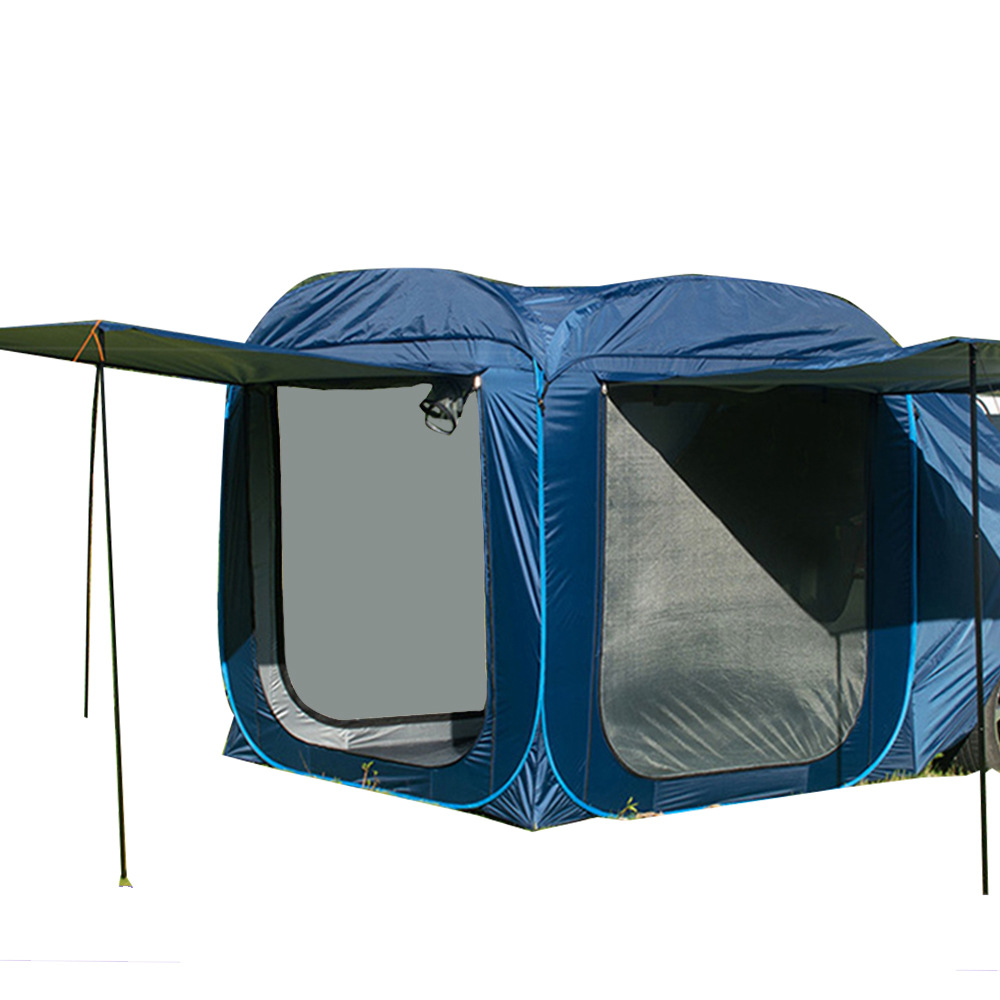 خيمة عائلية قابلة للطي من المص - مراجعة Outdoor Camping Car Tail Tent وسعره