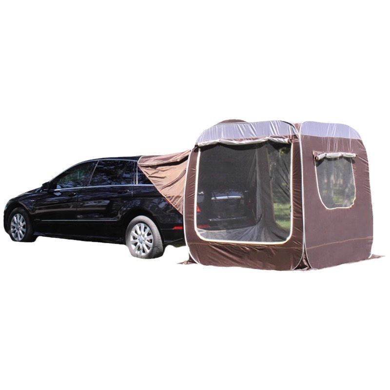 خيمة عائلية قابلة للطي من المص - مراجعة Outdoor Camping Car Tail Tent وسعره