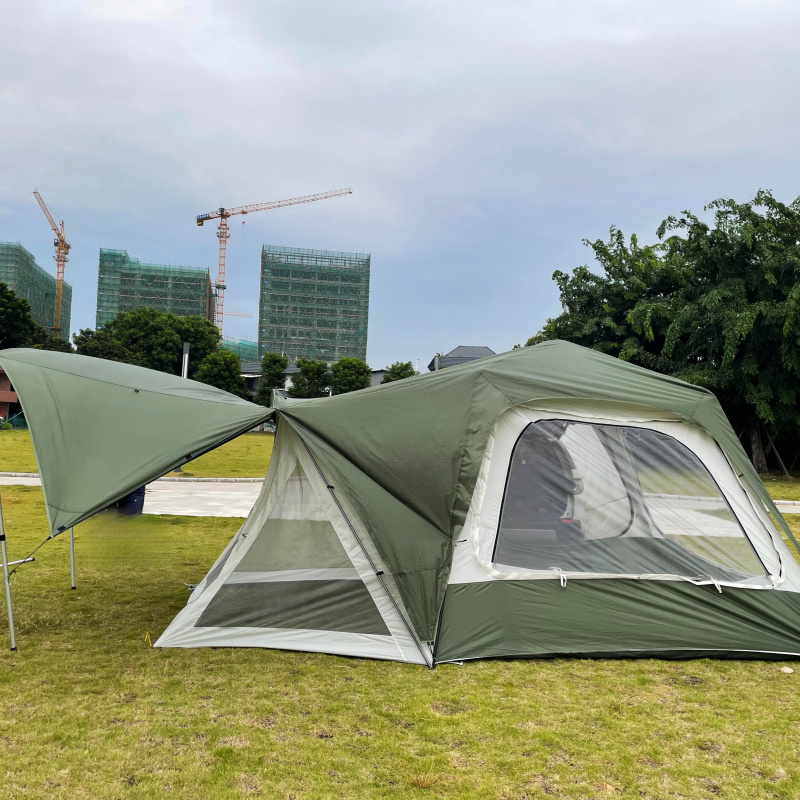 خيمة خلفية قابلة للطي للسيارة  - مراجعة Outdoor Camping Car Tail Tent وسعره