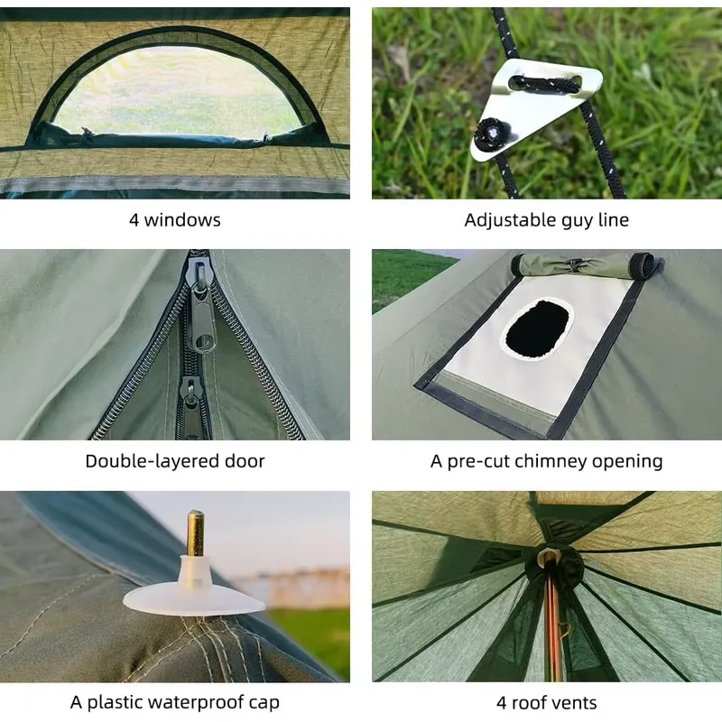 خيمة يورت كبيرة للتخييم الخارج - مراجعة Outdoor Yurt Camping وسعره