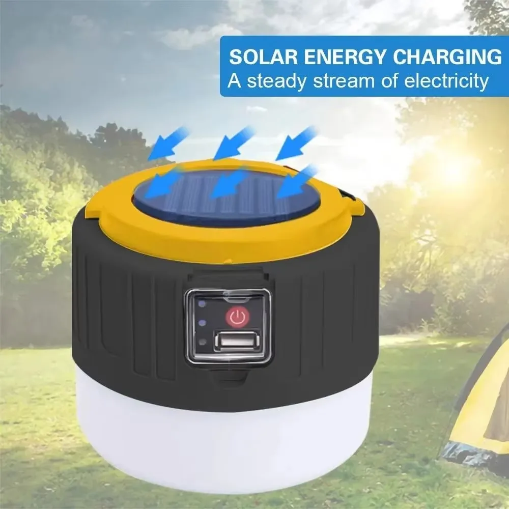 فانوس التخييم بالطاقة الشمسية  - مراجعة Outdoor Camping Lamp وسعره