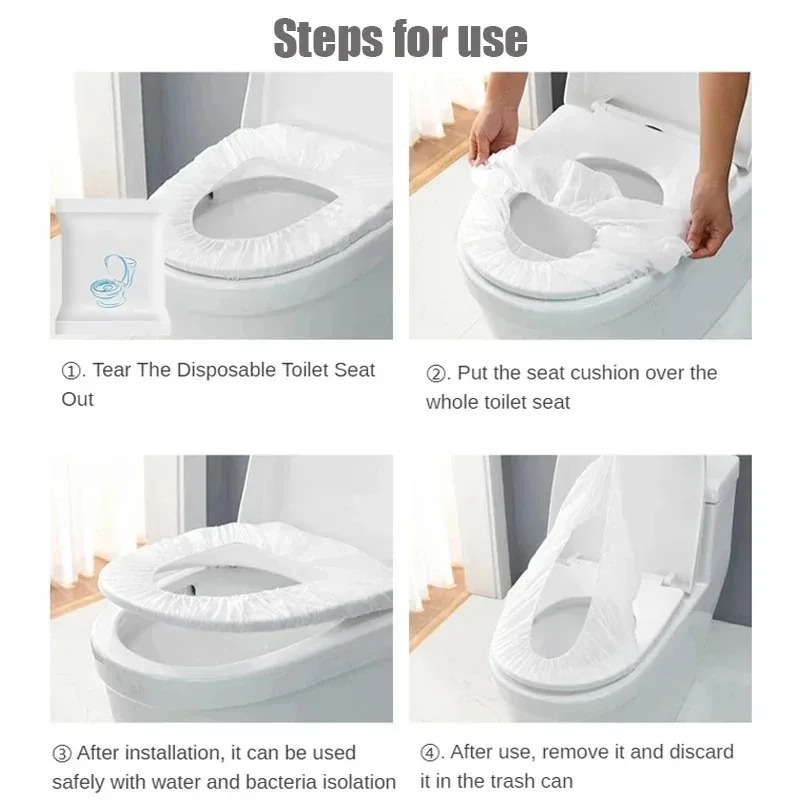 50/20/10 قطعة المحمولة غطاء مق - مراجعة Outdoor Camping Toilet وسعره