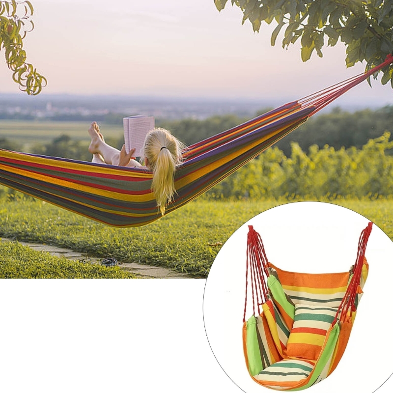 كرسي معلق مريح مع وسائد قابلة  - مراجعة Quality Outdoor Camping Chairs وسعره