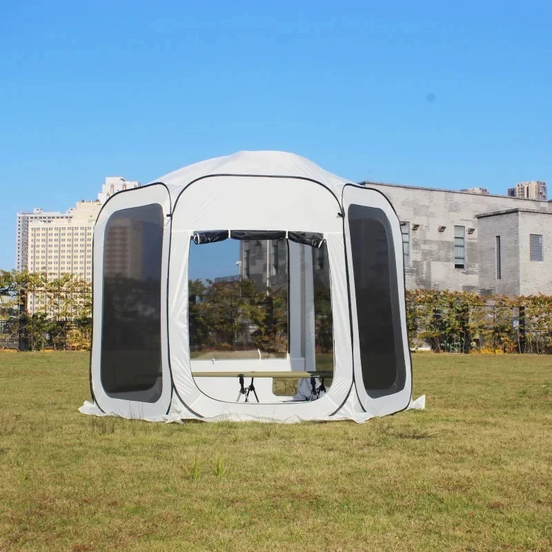 خيمة تخييم خارجية قابلة للطي ب - مراجعة Outdoor Camping Car Tail Tent وسعره