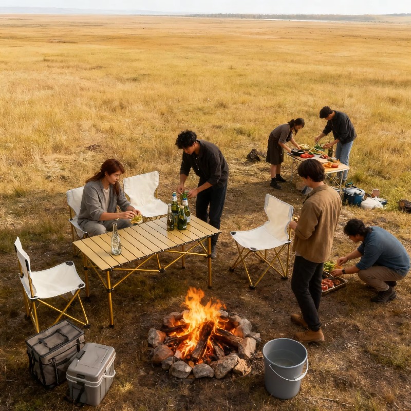 طاولة قابلة للطي كبيرة الحجم ع - مراجعة Quality Outdoor Camping Chairs وسعره