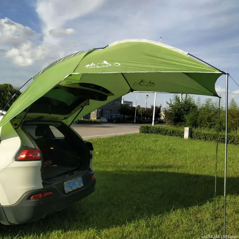 خيمة ذيل محمولة، خيمة جانبية ل - مراجعة Outdoor Camping Car Tail Tent وسعره