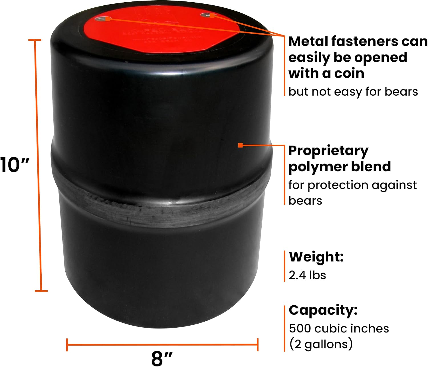 حاوية طعام خفيفة الوزن مقاومة  - مراجعة Bear Canister وسعره