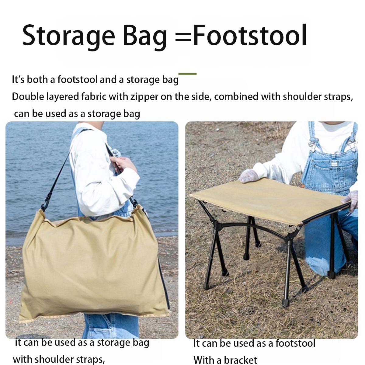 متعددة الوظائف التخييم كرسي ال - مراجعة Outdoor Camping Rocking Chair وسعره