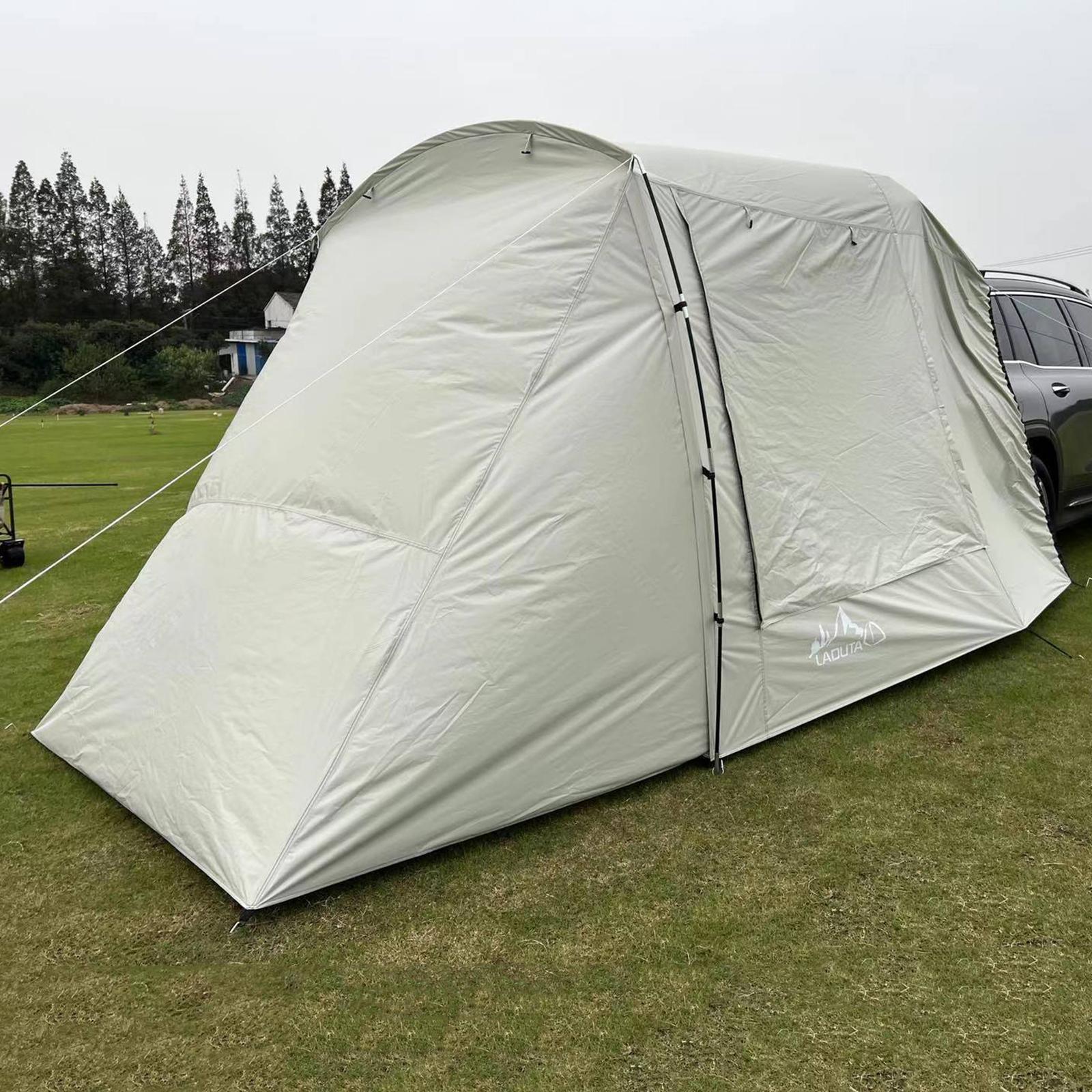 المحمولة سيارة مقاوم للماء الخ - مراجعة Outdoor Camping Car Tail Tent وسعره