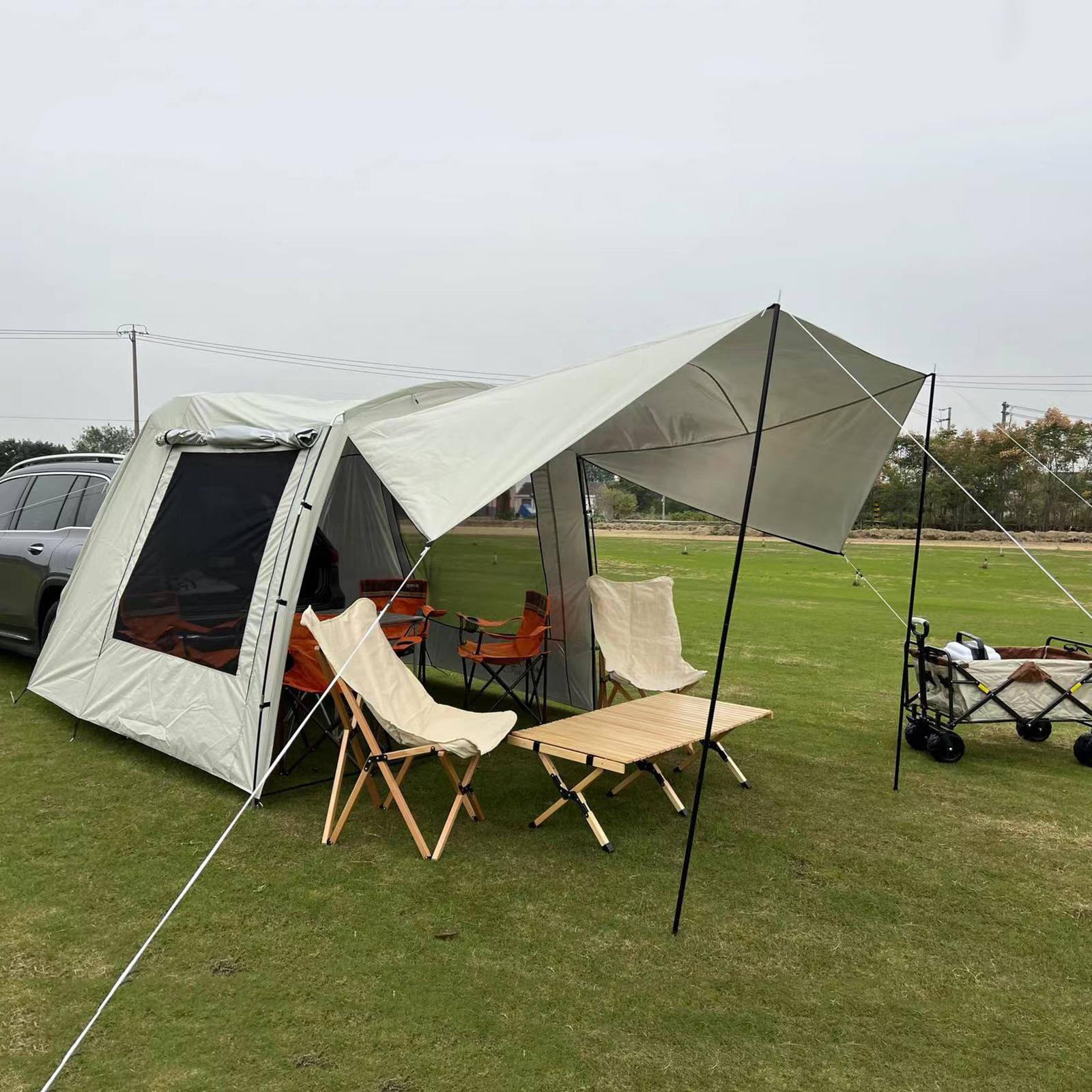 المحمولة سيارة مقاوم للماء الخ - مراجعة Outdoor Camping Car Tail Tent وسعره