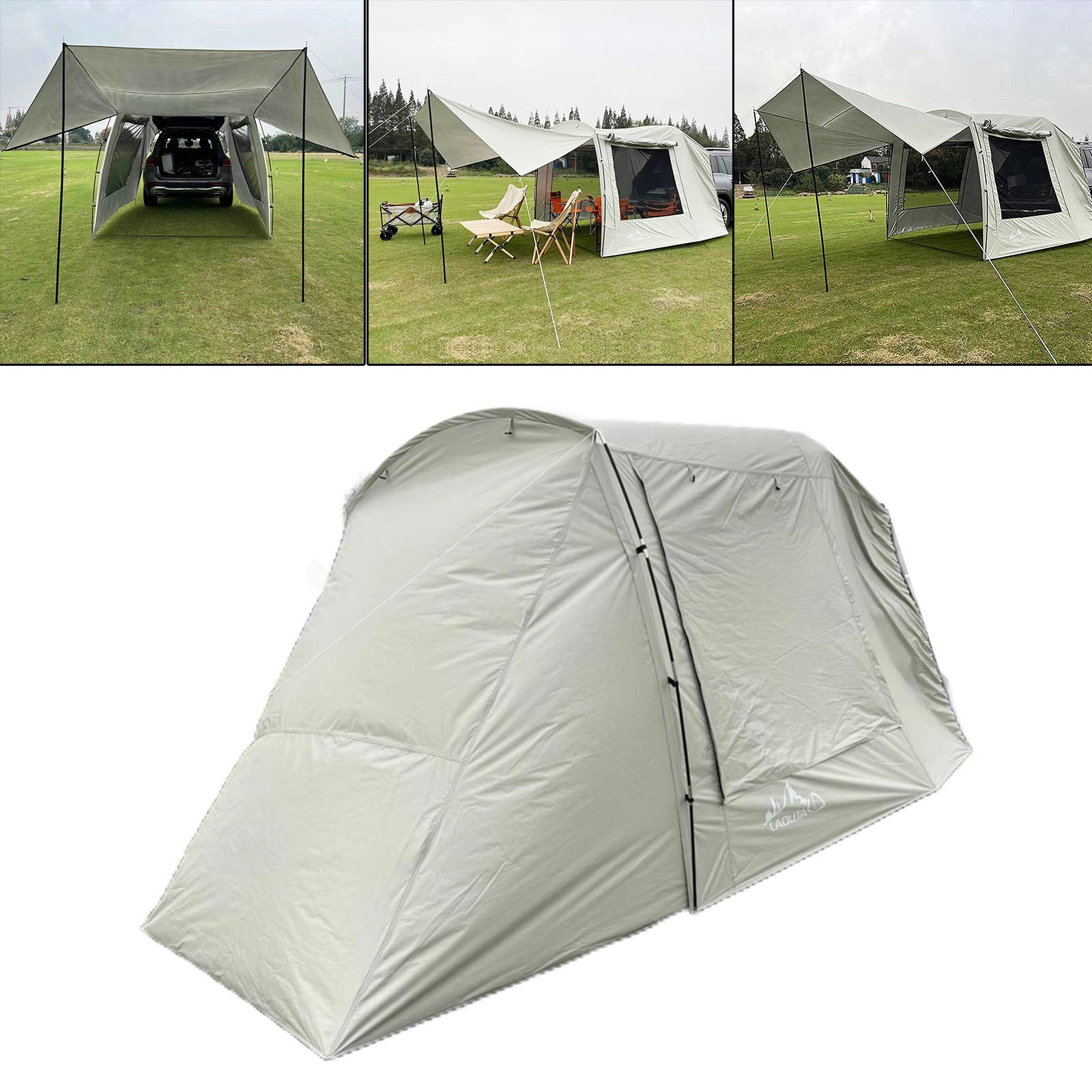 المحمولة سيارة مقاوم للماء الخ - مراجعة Outdoor Camping Car Tail Tent وسعره