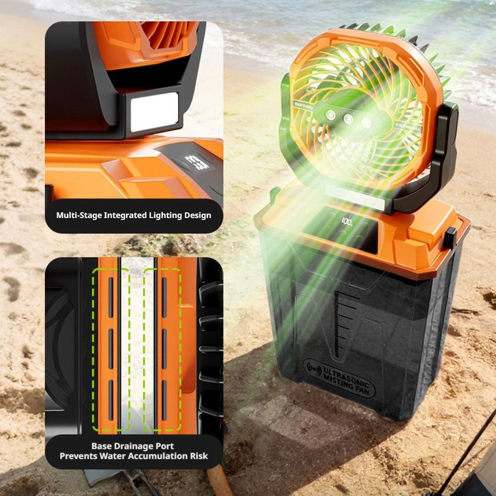 مروحة تبريد محمولة جديدة للاست - مراجعة Outdoor Camping Fan وسعره