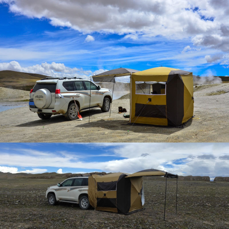 خيمة للتخييم في الهواء الطلق،  - مراجعة Outdoor Camping Car Tail Tent وسعره