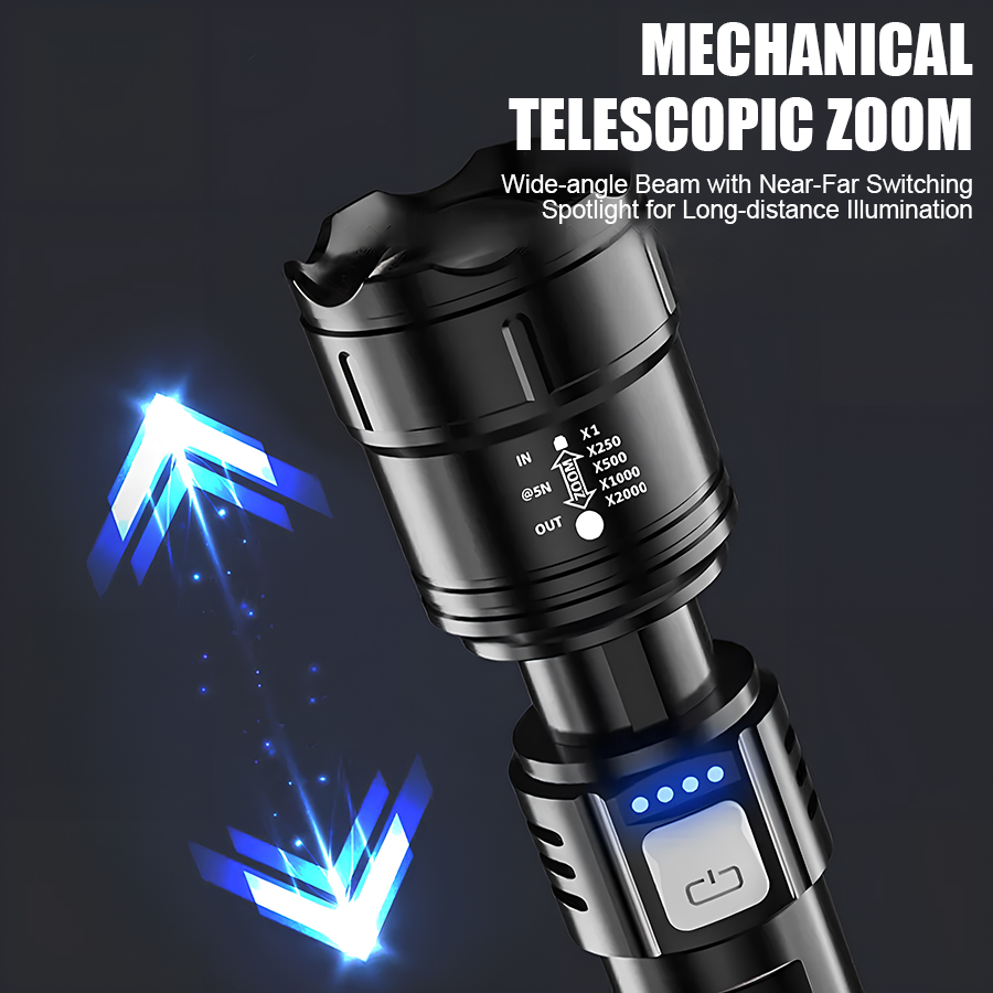 مصباح يدوي LED عالي القوة P50  - مراجعة Outdoor Camping Accessories وسعره