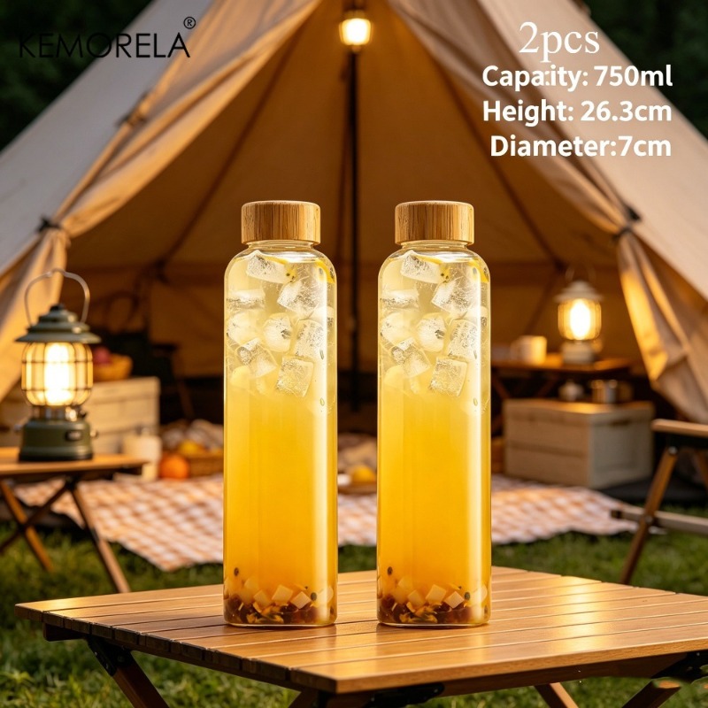 2/4 قطع زجاجة مياه رياضية زجاج - مراجعة Outdoor Camping Activities For Adults وسعره