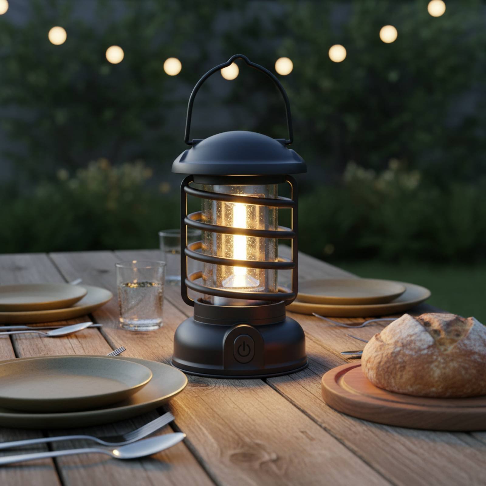فانوس تخييم بتصميم عتيق مع مصد - مراجعة Outdoor Camping Lamp وسعره