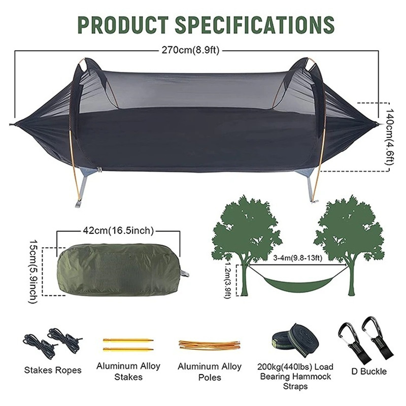 خيمة نفقية 3 في 1 مع شبكة ضد ا - مراجعة Outdoor Camping Solo وسعره