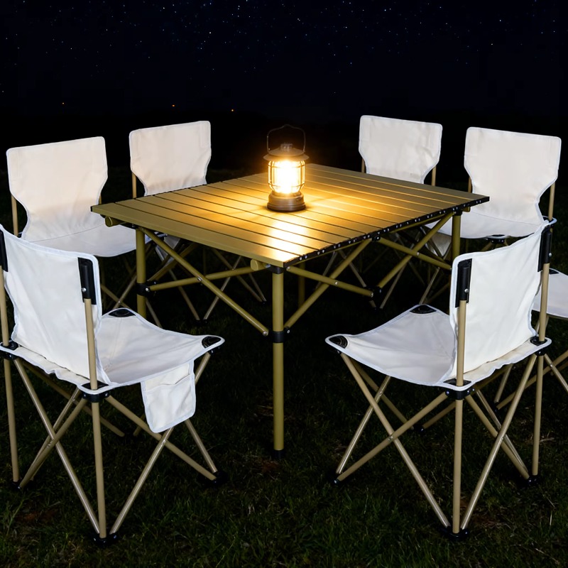 طاولة حديقة متعددة الوظائف عال - مراجعة Quality Outdoor Camping Chairs وسعره
