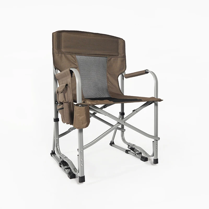 كرسي تخييم قابل للطي عالي الجو - مراجعة Outdoor Camping Rocking Chair وسعره